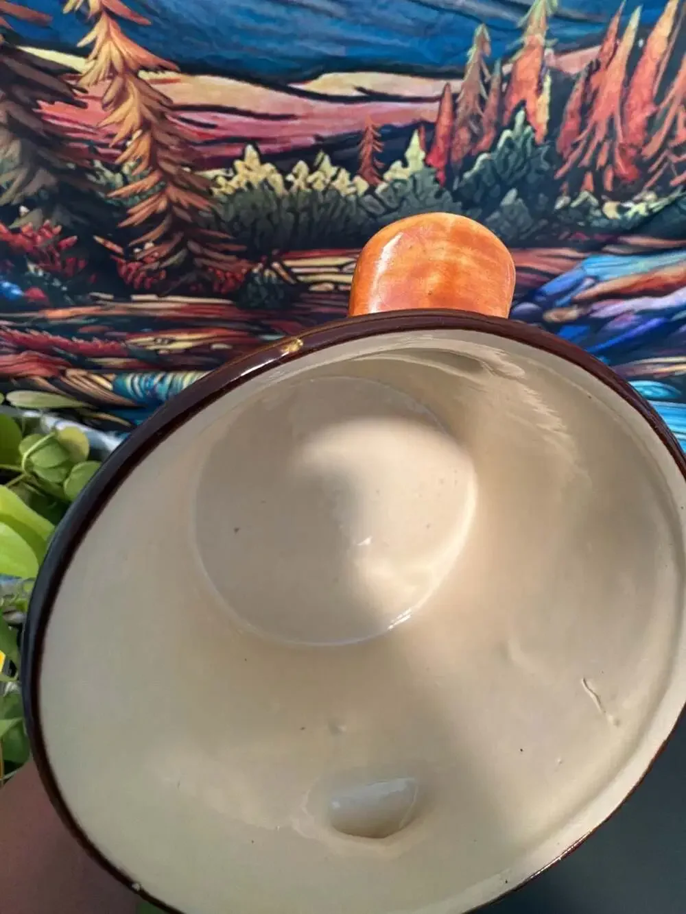 Set of Two El Poyeton Hand Made Spanish Earthenware Handled Bowls